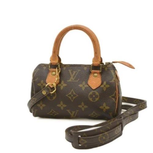 Pre-owned Canvas louis-vuitton-bags Louis Vuitton Vintage , Brown , Da...