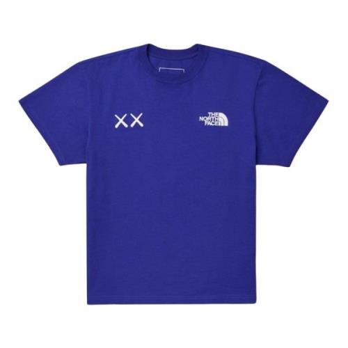 Donkerblauw/Wit Limited Edition T-shirt Kaws , Blue , Heren