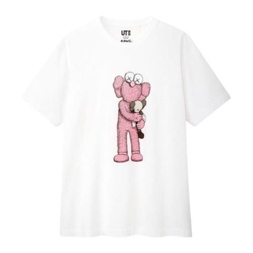 Roze BFF Tee Limited Edition Kaws , White , Heren