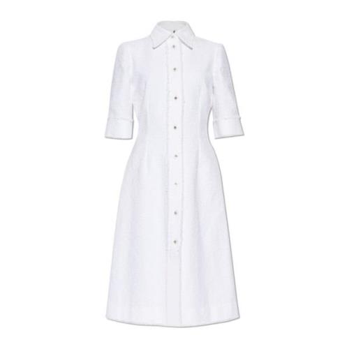 Jurk met kraag Dolce & Gabbana , White , Dames