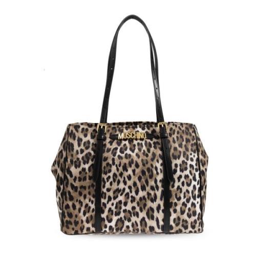 Shopper tas met dierenmotief Moschino , Multicolor , Dames