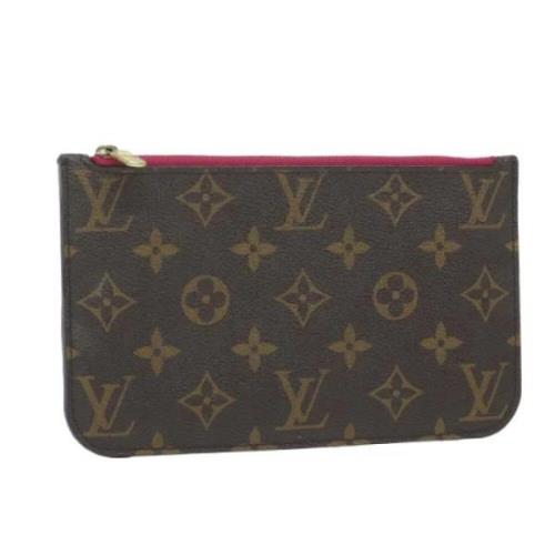 Pre-owned Canvas pouches Louis Vuitton Vintage , Brown , Dames