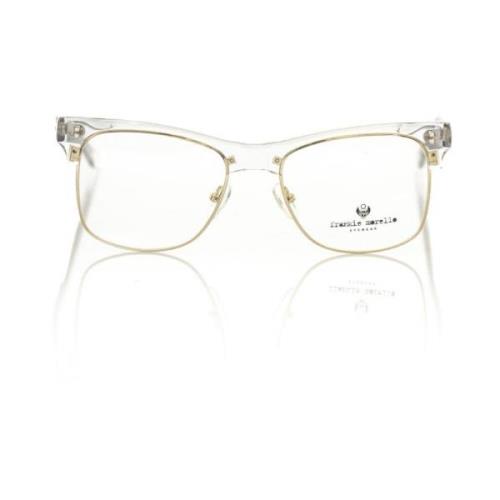 Clubmaster Metalen Frame Bril Frankie Morello , White , Unisex