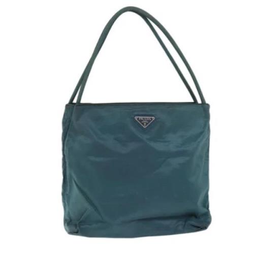 Pre-owned Nylon totes Prada Vintage , Blue , Dames