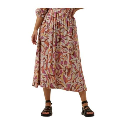 Koperen Maxi A-Line Rok Catwalk Junkie , Multicolor , Dames