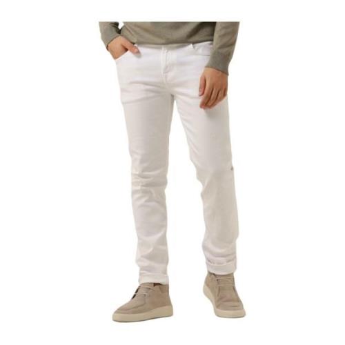 Heren Slimmy Tapered Luxe Jeans 7 For All Mankind , White , Heren