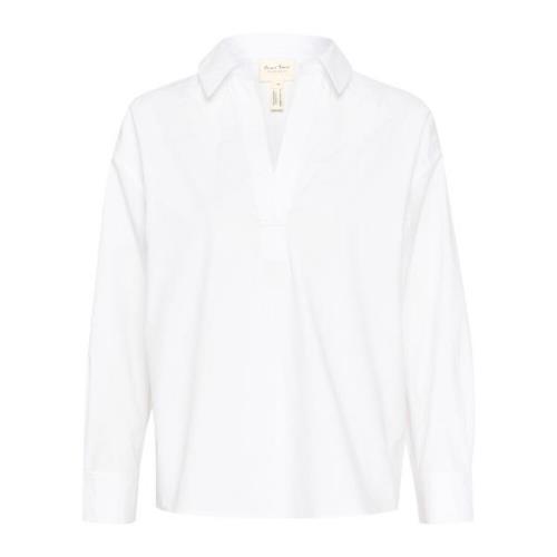 Witte Oversized Shirt Blouse Lynnepw Part Two , White , Dames