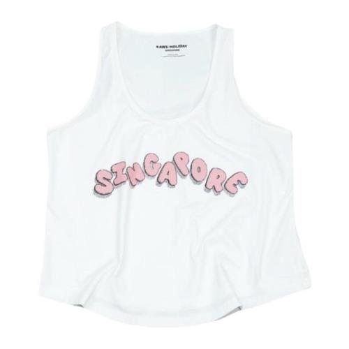 Beperkte oplage vakantie tanktop wit Kaws , White , Dames