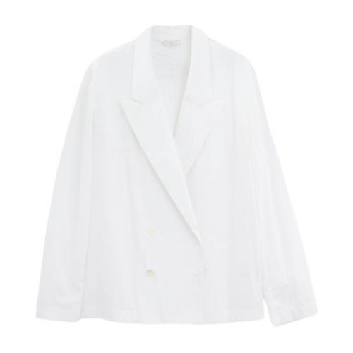 Witte Katoenen Overhemd met Lange Mouwen Dries Van Noten , White , Dam...