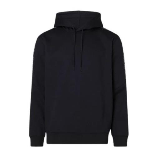 Loto Tape Hoodie Zwart Calvin Klein , Black , Heren