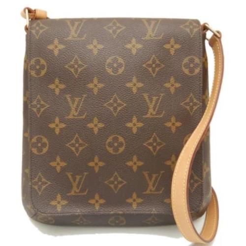 Pre-owned Canvas louis-vuitton-bags Louis Vuitton Vintage , Brown , Da...