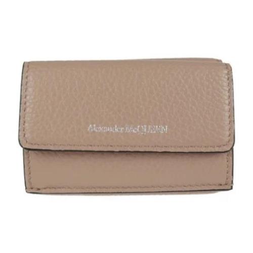 Pre-owned Leather wallets Alexander McQueen Pre-owned , Pink , Dames