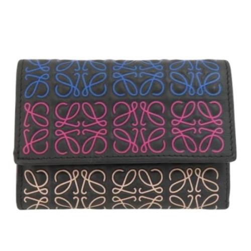 Pre-owned Leather wallets Loewe Pre-owned , Multicolor , Dames