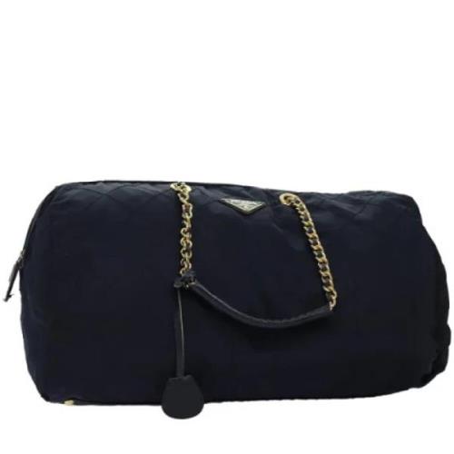 Pre-owned Nylon handbags Prada Vintage , Blue , Dames