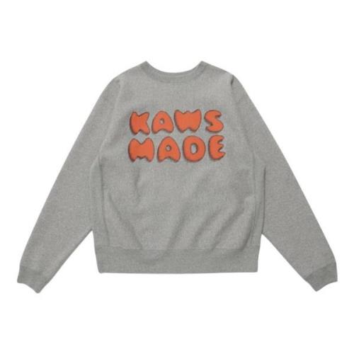 Beperkte Oplage Grijze Sweatshirt Human Made Kaws , Gray , Dames