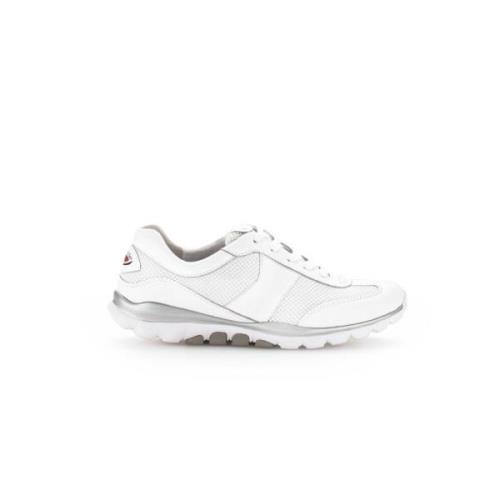 Witte Textiel Wandelschoenen Gabor , White , Dames