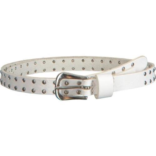 Stijlvolle witte riem met studs Legend , White , Dames