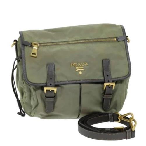 Pre-owned Nylon prada-bags Prada Vintage , Green , Dames