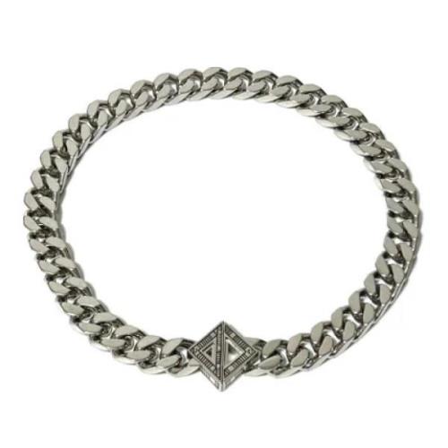 Pre-owned Metal dior-jewelry Dior Vintage , Gray , Dames