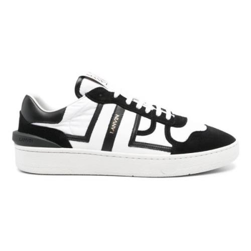 Optic White Black Clay Sneakers Lanvin , Black , Heren