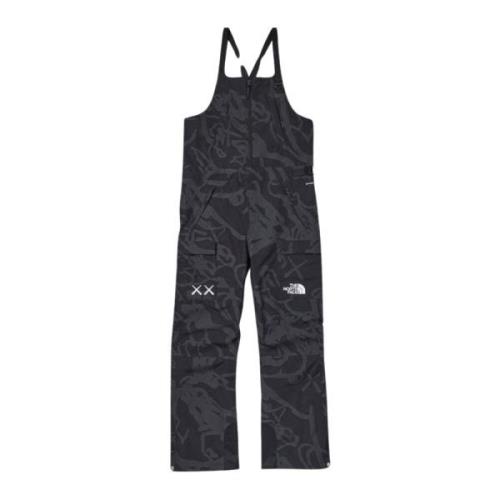 Beperkte Oplage Zwarte Dungarees voor Skiën Kaws , Black , Dames