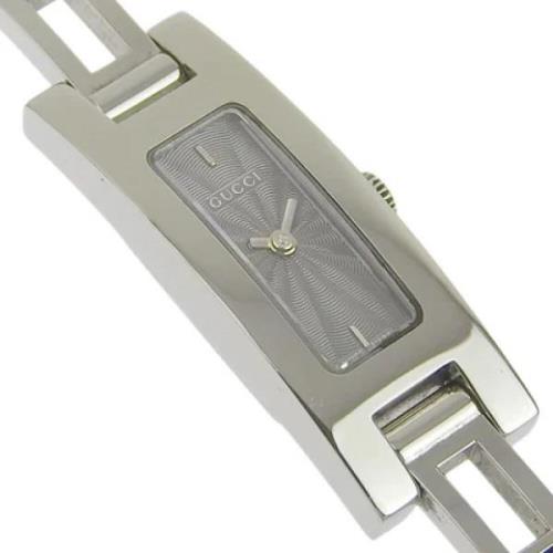 Pre-owned Stainless Steel watches Gucci Vintage , Gray , Dames