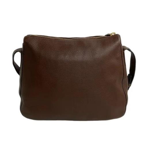 Pre-owned Leather shoulder-bags Prada Vintage , Brown , Dames