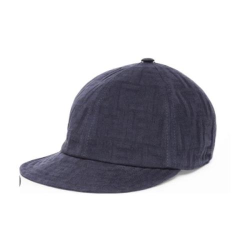 Fashionable Hat for Men and Women Fendi , Blue , Heren