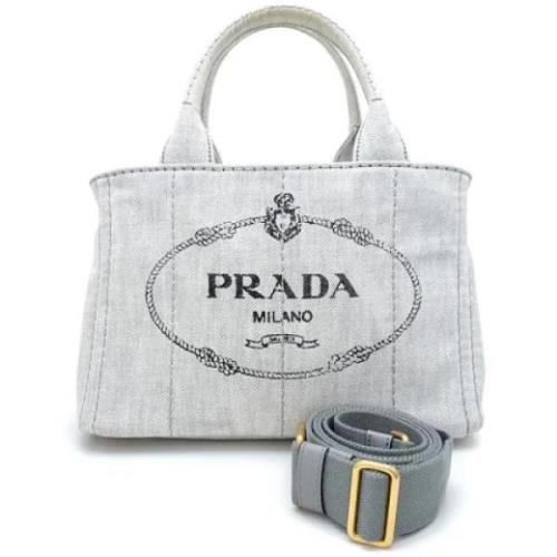 Pre-owned Fabric prada-bags Prada Vintage , Gray , Dames