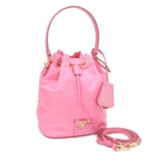 Pre-owned Nylon prada-bags Prada Vintage , Pink , Dames