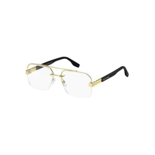 Goud Zwart Bril Marc Jacobs , Yellow , Unisex