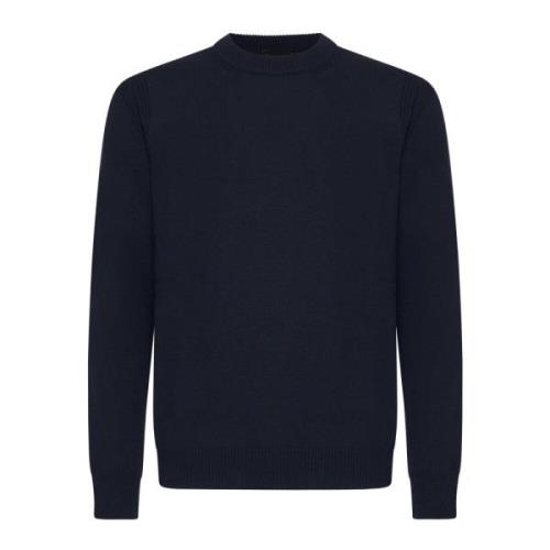 Blauwe Sweaters voor Mannen Roberto Collina , Blue , Heren