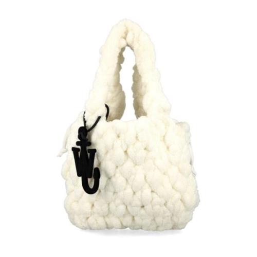 Chenille Textuur Gevlochten Ontwerp Tas JW Anderson , White , Dames