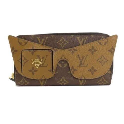 Pre-owned Canvas wallets Louis Vuitton Vintage , Brown , Dames