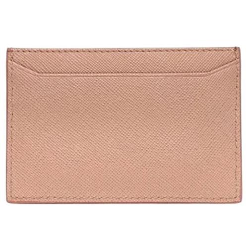 Pre-owned Leather wallets Prada Vintage , Pink , Dames