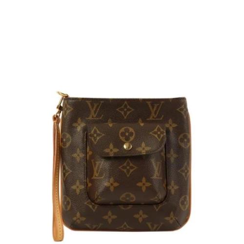 Pre-owned Canvas handbags Louis Vuitton Vintage , Brown , Dames