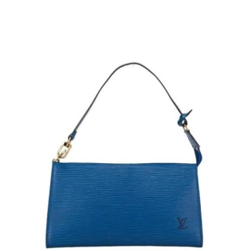 Pre-owned Leather louis-vuitton-bags Louis Vuitton Vintage , Blue , Da...