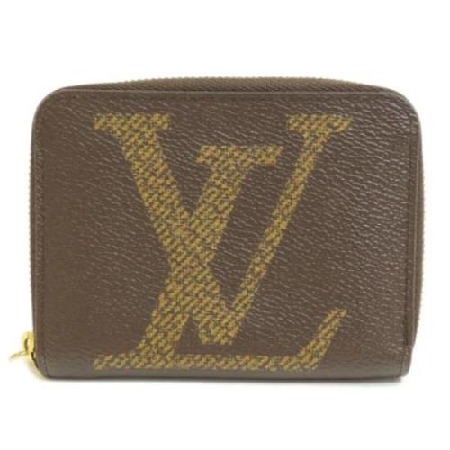 Pre-owned Leather wallets Louis Vuitton Vintage , Brown , Dames