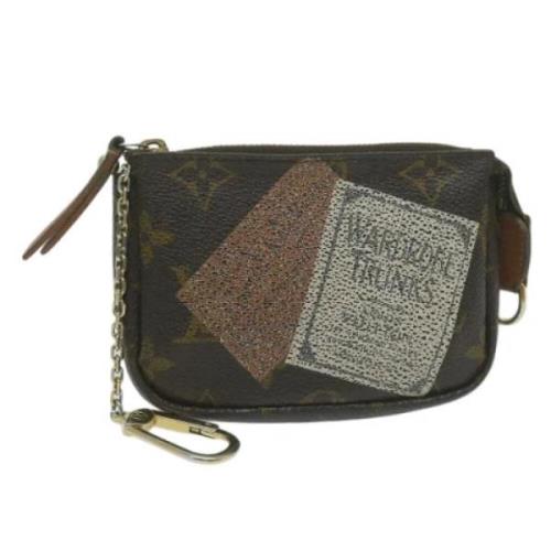 Pre-owned Canvas pouches Louis Vuitton Vintage , Brown , Dames