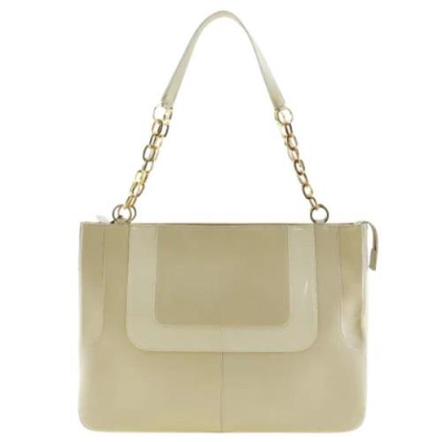 Pre-owned Canvas shoulder-bags Versace Pre-owned , Beige , Dames