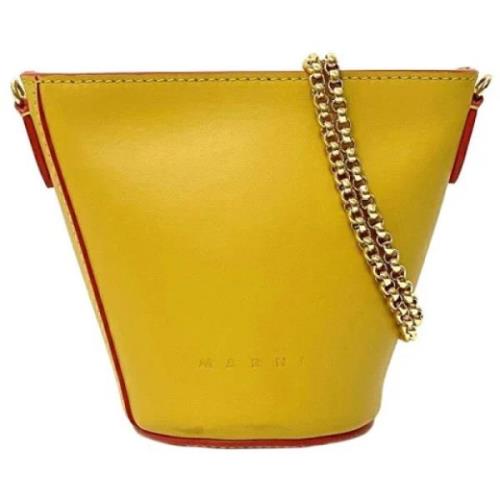 Pre-owned Fabric shoulder-bags Marni Pre-owned , Yellow , Dames