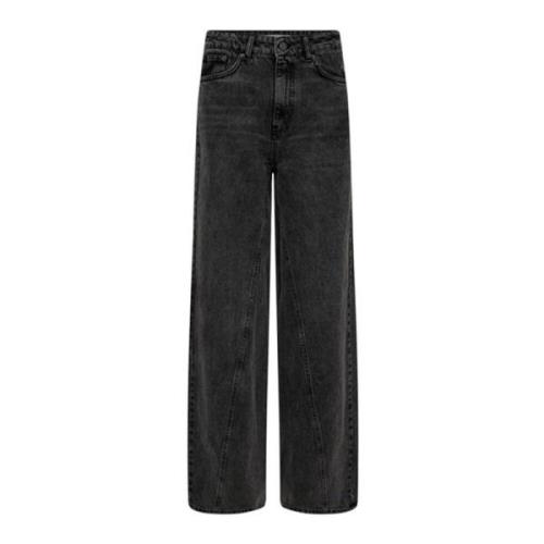 Wide Seam Jeans 96-Black Co'Couture , Black , Dames