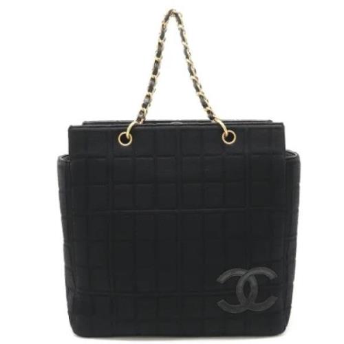 Pre-owned Leather shoulder-bags Chanel Vintage , Black , Dames