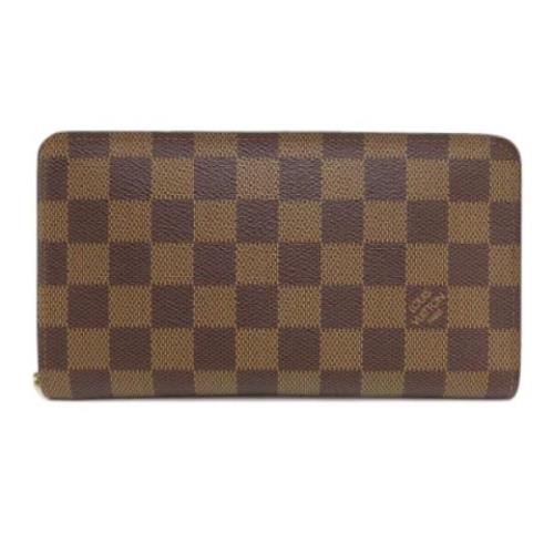 Pre-owned Canvas wallets Louis Vuitton Vintage , Brown , Dames