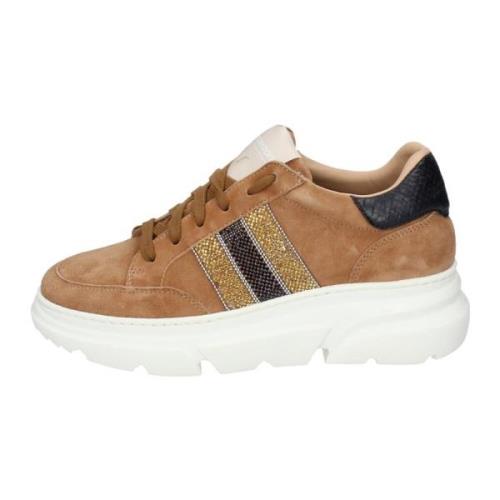 Suede Damessneakers Stokton , Brown , Dames