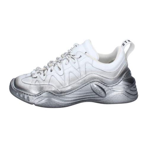 Leren Dames Sneakers Stokton , White , Dames