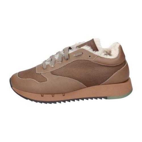 Leren Heren Sneakers Stokton , Brown , Heren