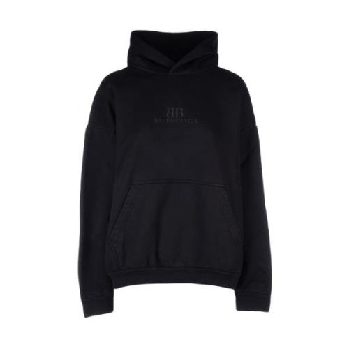 Stijlvol Sweatshirt voor een Trendy Look Balenciaga , Black , Dames