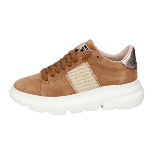 Suede Damessneakers Stokton , Brown , Dames