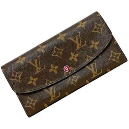 Pre-owned Canvas wallets Louis Vuitton Vintage , Brown , Dames